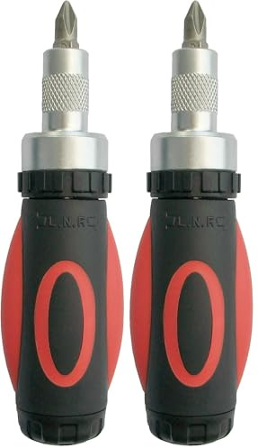 Connex COXB364041 Mini-Ratschenschraubendreher 4 in 1 (Packung mit 2)
