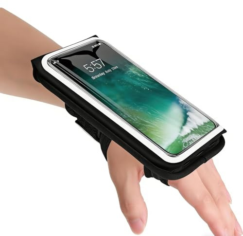 Handytasche Joggen, Handyhalterung Joggen, Sportarmband Handy, 2 IN 1 Unterarm und Arm, Verstellbarem Handytasche für iPhone 17/16/15 Pro Max, Ideal für Laufen, Radfahren und Outdoor-Aktivitäten