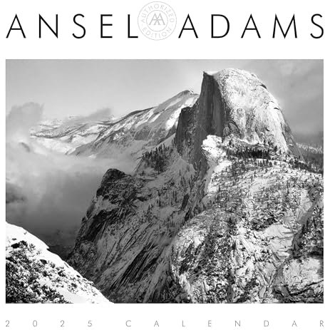 Ansel Adams 2025 Wall Calendar: Authorized Edition: 13-Month Nature Photography Collection (Monthly Calendar)