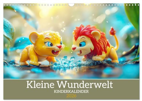 Kleine Wunderwelt - Kinderkalender (Wandkalender 2026 DIN A3 quer), CALVENDO Monatskalender: Unvergessliche Erlebnisse im Dschungel (CALVENDO Spass)
