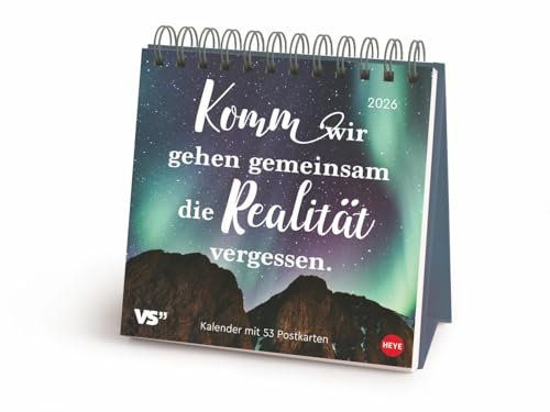 Visual Statements Premium-Postkartenkalender 2026: Woche für Woche motivierende Weisheiten und kluge Zitate zum Sammeln und Verschicken. ... Typo Art-Design (Postkartenkalender Heye)