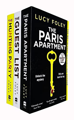 Lucy Foley Collection 3 Books Set (The Paris Apartment, The Hunting Party, The Guest List)