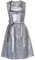 Alte Liebe Damen Dirndl besondere Anlässe Spitzenschürze Midi Kleid Grau A341 /44
