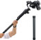 Agimbalgear DH09 Bâton d'extension universel en fibre de carbone Monopode tige tige tige tige tige 14 38 filetage compatible pour DJI Ronin S Moza Air 2 FeiyuTech AK4000 Zhiyun Grane 2 Smooth 4