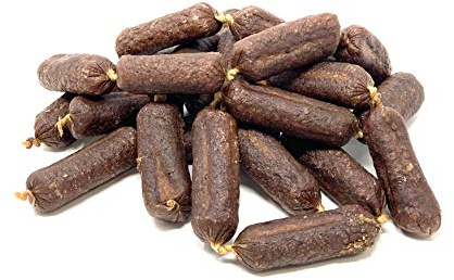 British Dried Venison Sausage 2kg For Dogs, 100% Natural Treats, Human Grade Quality