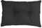 chilly pilley Loungekissen Rattansessel Auflagen Rattanpolster Rattan Lounge Set Gesteppt Sitzkissen Kissen Rückenlehne mit Keder Loungekissen (Rückenkissen 60x40, Schwarz)