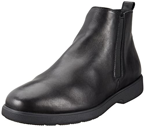 Geox U Spherica Ec11 Wide, Botines para Hombre, Negro (Black), 45 EU