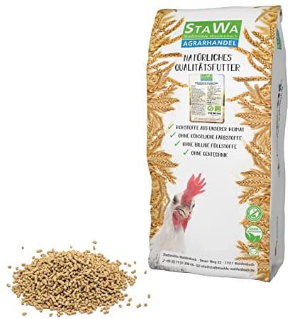 STAWA Hühnerfutter Alleinfutter Pellets mit Kräuter und Kurkuma, 10 kg