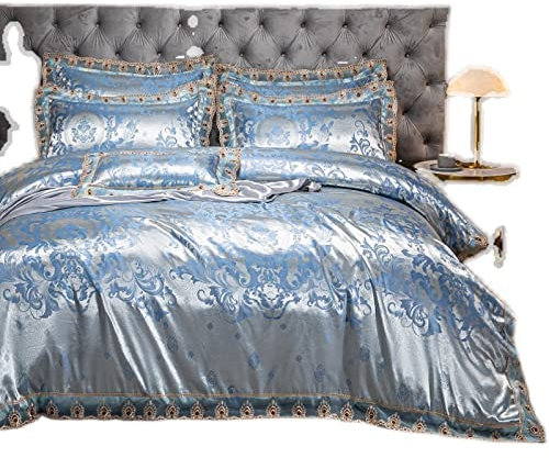Fleece BettwäSche 155x220,SeidenbettwäSche Set 3 Teilig,Geschenke FüR MäNner,Seiden-Deluxe-Satin, King-Size-BettwäSche-Set FüR Doppelbett, Hochzeitshotel, Bettbezug, Kissenbezug,1,220 * 240 Cm (4 Stü