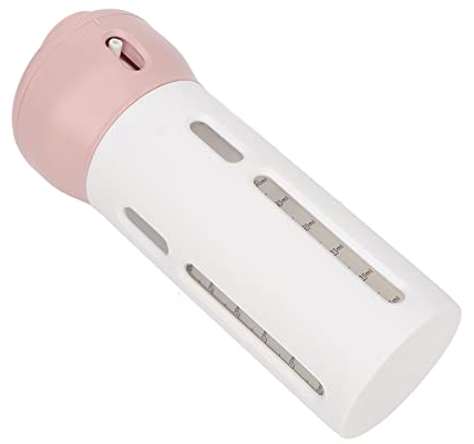 Socobeta Travel Bottles ,Safe 4 in 1 Liquid Dispenser Leakproof Space Saving 40ml with Sticker for Perfume for Conditioner(Pink)