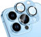 NicMool Protector de Lente Cámara Compatibile con iPhone 13 Pro/13 Pro MAX, 9H Dureza HD Aleación Aluminio Cristal Vidrio Templado, Película Protectora de Cámara para iPhone 13 Pro/13 Pro MAX - Azul