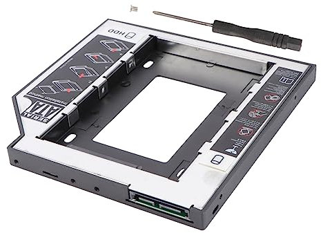 Hemobllo Ssd Bracket Adapter Hdd Tray Enclosures Hard Drive Mounting Bracket Hard Disk Bracket Hard Disk Tray Hard Drive Bay Converter Hard Drive Cage Hard Disk Drive Holder Hdd Shelf