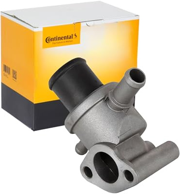 Continental 28.0200-4061.2 Thermostat Kühlmittel Kühlwasserthermostat mit Dichtung 87°C Kompatibel mit FIAT Seicento / 600 Schrägheck 187 9109604 9112841 7729959