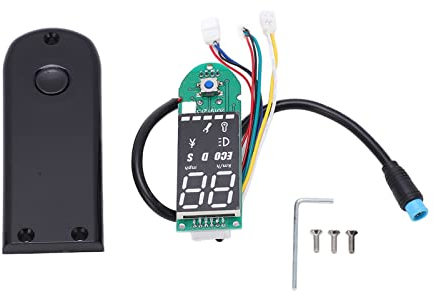 BOROCO Scooter Dashboard, Elektroroller Zubehör mit Bluetooth Digital Display Dashboard Face Cover Assembly für Ninebot MAX G30 Elektroroller