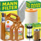 Inspektionspaket + SHELL 0W-30 Motoröl passend für 3.0 TDI A6 C7 A7 4G