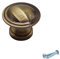 M4TEC Kitchen Cabinet Handles for Bedroom Furniture Cupboard Door Handles, and Drawer Pull Handles – Kitchen Furniture Antique Brass Wardrobe Door Knobs. VE5 Series: 28 mm Pack of 10