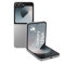 Samsung Galaxy Z Flip6 AI-Smartphone, Simlockfreies Handy ohne Vertrag, 256 GB Speicher, 50-MP-Kamera, Silver Shadow, 3 Jahre Herstellergarantie