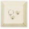 Nwvuop Ceramic Jewellery Trinket Dish, Ring Holder Trinket Dish Key Bowl for Hallways Gifts for Women Her(Beige)