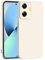 TAUYN Funda para Realme C55, Ultradelgado Silicona Anticaída Carcasa, Suave y Absorbe Impactos, Anti-choques Funda, Blanca