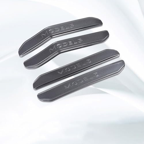 BZRIPFKR 4 Pcs Car Door Edge Protector, For Tesla Model 3 Anti-Scratch Anti-collision Strip Protects Against Bumps and Dings