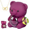 goldmiky Rosa Eterna Confezione Regalo,Confezione Regalo con Orsetto Rosa Eterna, Confezione Regalo per la Festa della Mamma, Compleanno, Regalo per Mamma, Fidanzata (Viola)