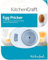 AMK® Kitchen Craft Egg Pricker Prevents Cracking During Boiling Simple Safe Design Includes Safety Lock