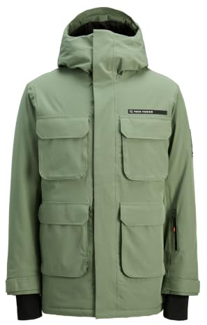 JACK & JONES Jjvaujany Ski Jacket Aw25 Aw25-Chaqueta de esquí, Laurel Wreath, L Hombres