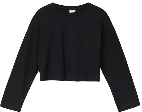 s.Oliver Cropped-Longsleeve mit Rückenprint