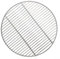 Grille de barbecue ronde en acier inoxydable - 38 cm