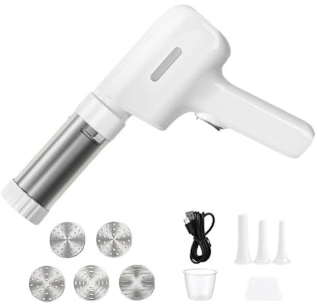 Idiyappam Machine électrique portable 5 en 1 avec 5 machines à pâtes sans fil