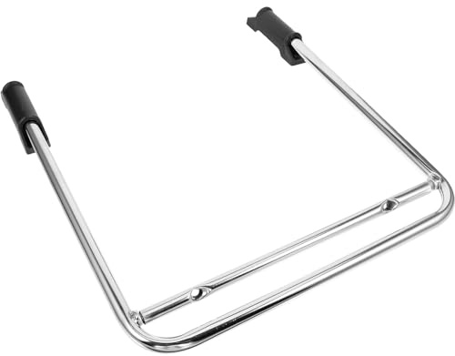 ifundom Bürostuhl Fußstütze mit Galvanisiertem Fußgestell und Drehfunktion Ergonomisches Zubehör für Schreibtisch und Arbeitszimmer