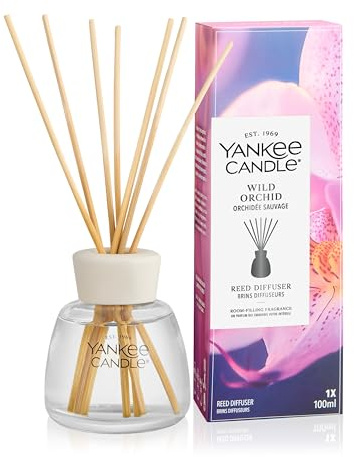 Yankee Candle Reed Diffuser | Wild Orchid | For Small to Medium Spaces | Up to 10 Weeks of Fragrance