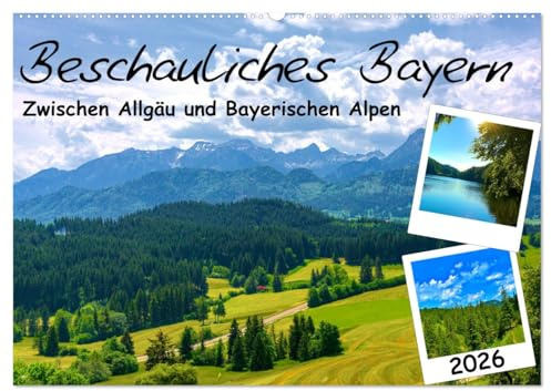 Beschauliches Bayern (Wandkalender 2026 DIN A2 quer), CALVENDO Monatskalender: Impressionen aus Bayerns Alpenvorland (CALVENDO Natur)
