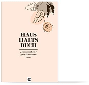 Haushaltsbuch leavesline art: Dekoratives Haushaltsbuch für Deine Ausgaben