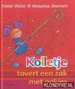 Kolletje tovert een zak met pakjes