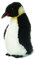 Aurora, 31194, Mini Flopsie Emperor Pinguin, 20cm,Plüschtier, schwarz/weiß