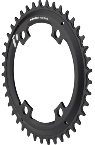 Sram Unisex – Erwachsene X-sync Apex1 Kettenblatt, Schwarz, 40 Zähne EU