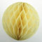10 Wabenbälle 30cm Set ( creme / hellcreme 820 ) // Waben Ball Honeycomb Papier Hänge Deko Laternen Dekoration Bälle Pompons PomPom Party Hochzeit Raumdeko