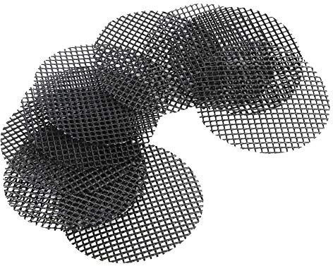 Mumusuki 10PCS Gardening Flower Pot Hole Mesh Mat Pad Plant Potting Bonsai Bottom Grid Mat Flower Pot Mesh(8cm / 3.1in)