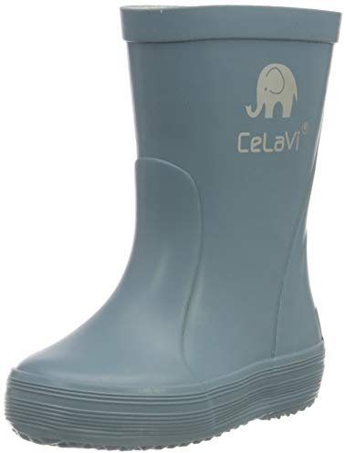 Celavi Basic Wellies Solid, Stivali da Pioggia, Blu, 30 EU
