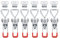 6 PCS Toggle Clamp Latches, Adjustable Cabinet Clasp Lock, Metal Toggle Clamp Latch Hasp Heavy Duty 100KG/220lbs Holding Capacity, Small Size