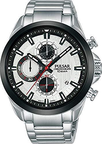 PULSAR Herren Analog Quarz Uhr mit Edelstahl Armband PM3183X1