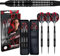 Harrows Damon Heta 90% Tungsten Steel Tip Darts Set 21g, 23g & 25g | Inklusive schwarzer Alamo Schäfte, Damons Signatur Harrows Flights & Reiseetui (21g)