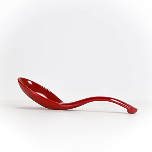 Ramen Spoon 164X43MM - RED (Japanese Made)