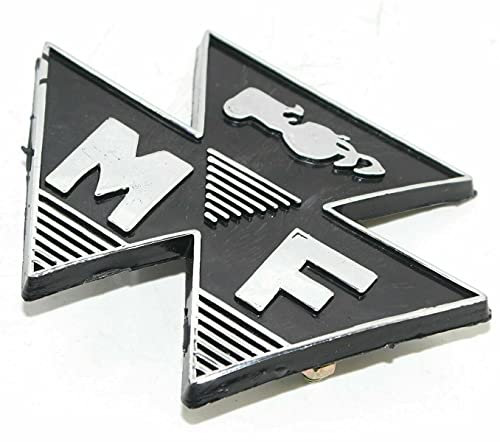 AEspares Badge avant noir motif tracteur Massey Ferguson 35 FE35 828136M1