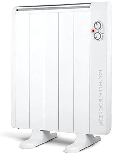 Emisor térmico 5 elementos sin aceite RRM810A, 800W. 2 niveles de potencia, blanco