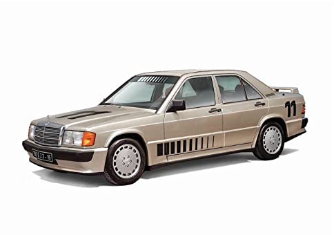 Italeri 3624 1:24 Mercedes-Benz 190E - Standmodellbau, Basteln, Hobby, Kleben, Plastikbausatz, detailgetreu, Bausatz