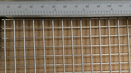 Schweißgitter aus Edelstahl 1.4306 mit 8mm maschenweite, 1mm drahtstärke. Maße: 1000mm x 1000mm