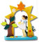 Graupner Holzminiaturen® | Sterntaler Märchen Christbaumschmuck aus Holz | Original Erzgebirgische Holzkunst® | Hochwertige Handarbeit | Miniaturfiguren