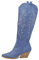 IF Fashion Cowboy Western Scarpe da Donna Stivali Stivaletti A Punta Camperos Texani Etnici WS110 jeans N.36